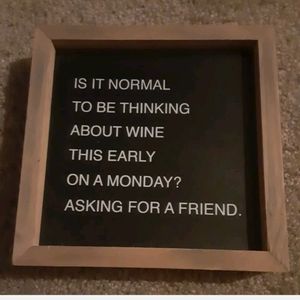 Wine Decor Sign